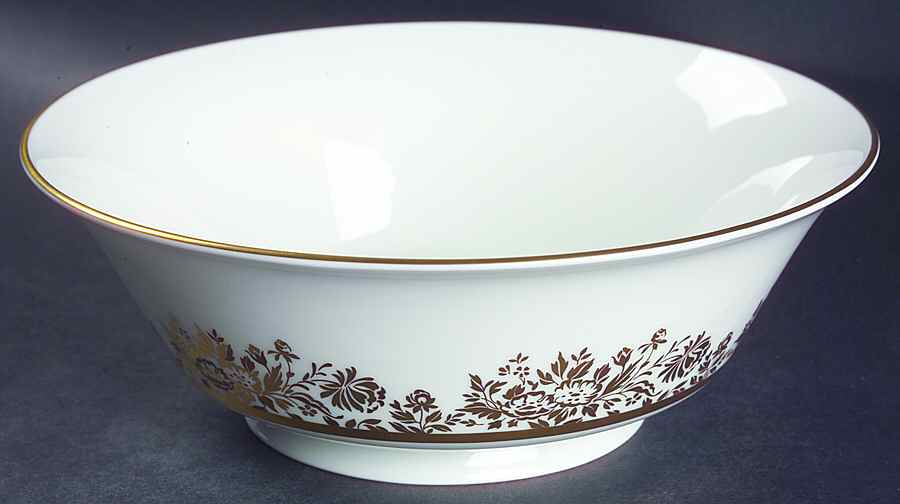 Golden Dawn 9" Round Vegetable Bowl by Oxford (Div of Lenox)-1