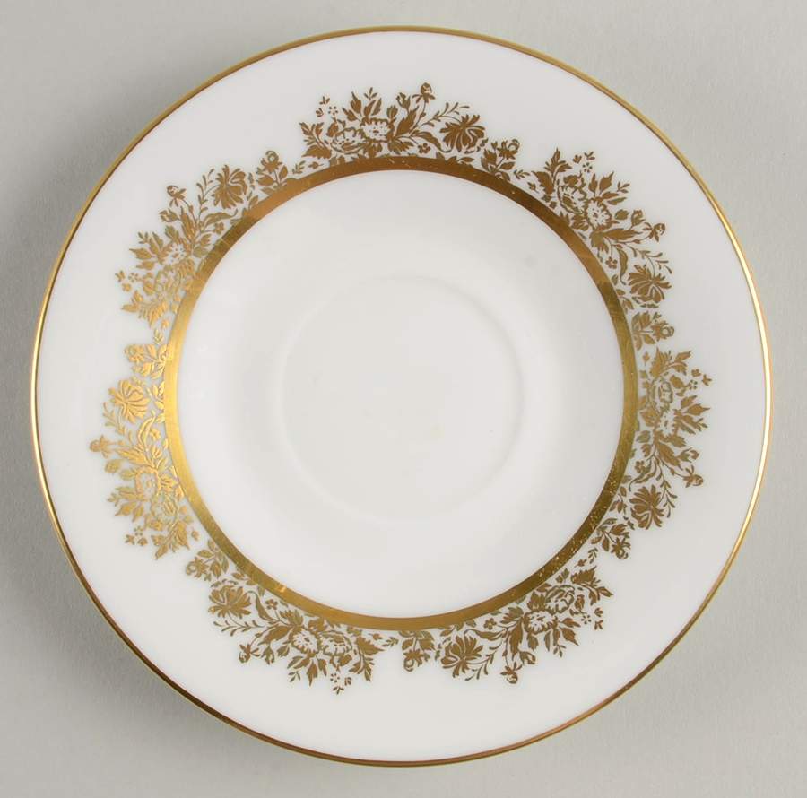 Golden Dawn Saucer by Oxford (Div of Lenox)-1