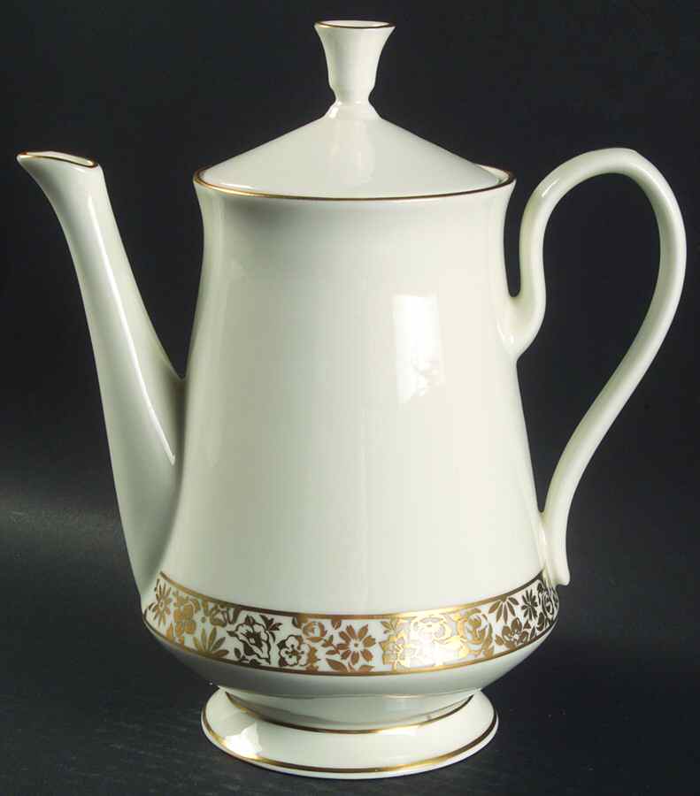 Golden Glen Coffee Pot & Lid by Oxford (Div of Lenox)-1