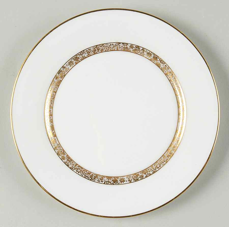 Golden Glen Bread & Butter Plate by Oxford (Div of Lenox)-1