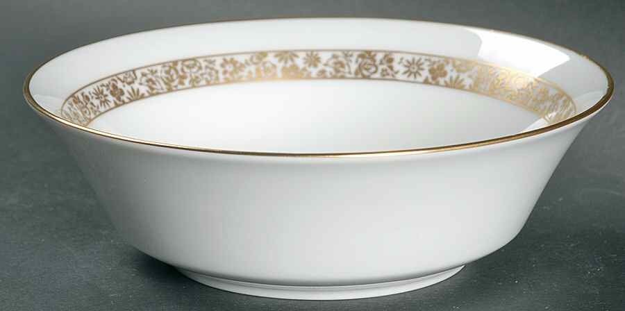 Golden Glen Coupe Cereal Bowl by Oxford (Div of Lenox)-1