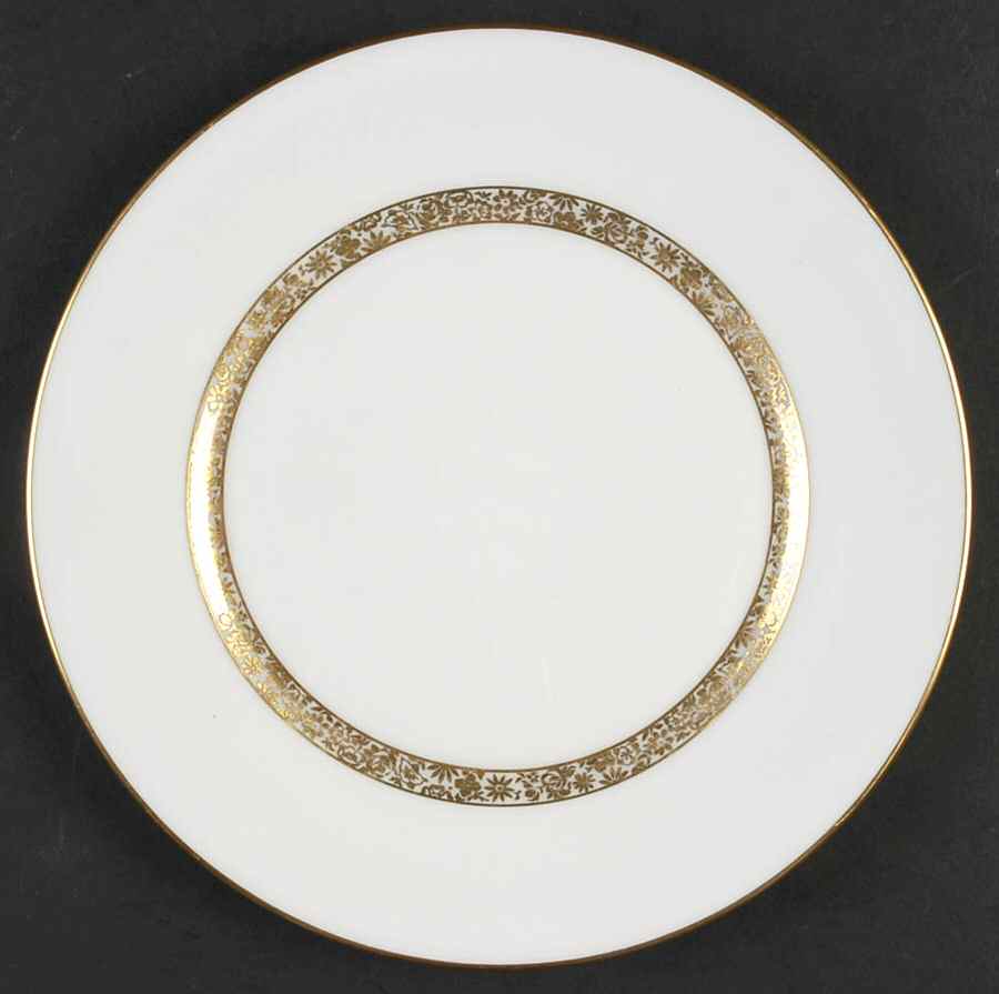 Golden Glen Salad Plate by Oxford (Div of Lenox)-1