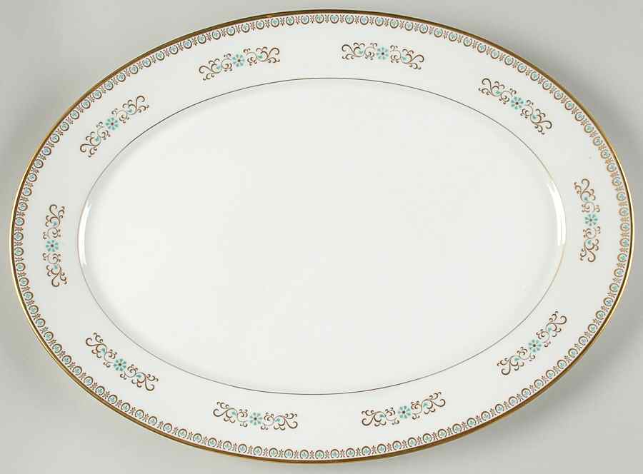 Hampshire 16" Oval Serving Platter by Oxford (Div of Lenox)-1