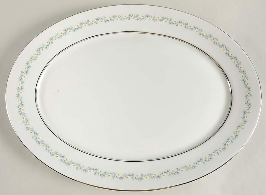 Holyoke 17" Oval Serving Platter by Oxford (Div of Lenox)-1