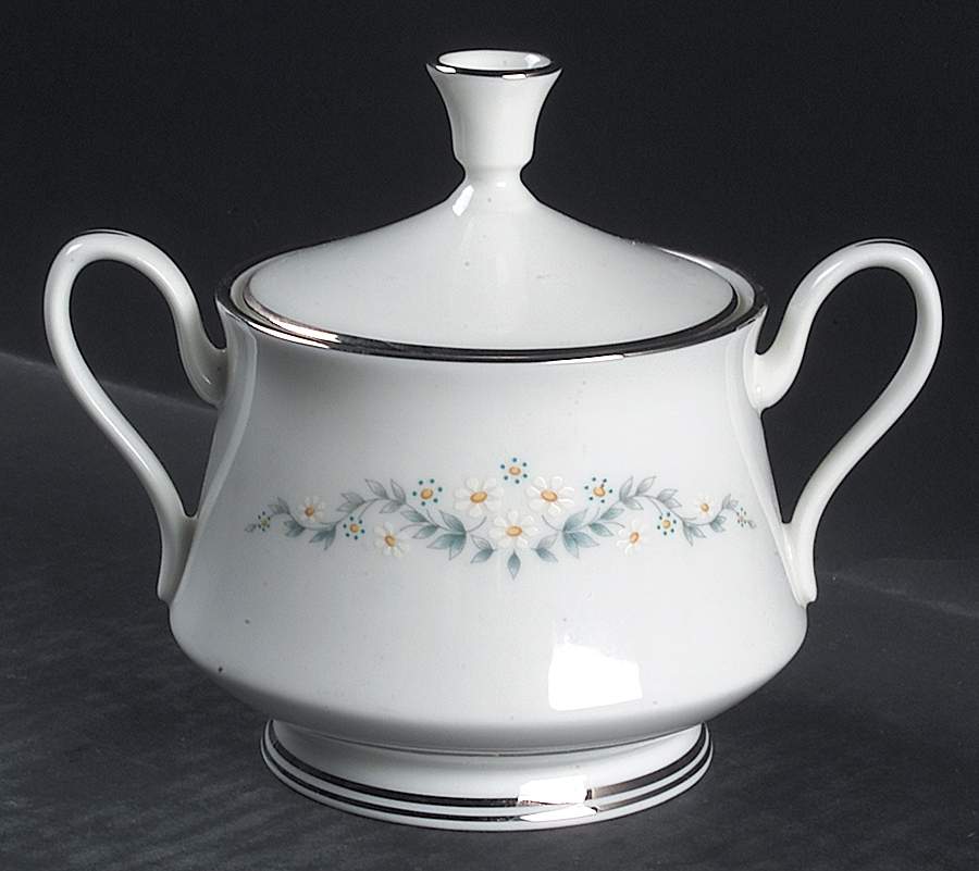 Holyoke Sugar Bowl & Lid by Oxford (Div of Lenox)-1