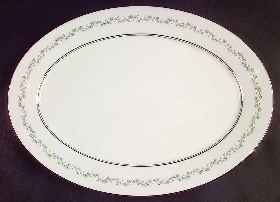 Holyoke 16" Oval Serving Platter by Oxford (Div of Lenox)-1