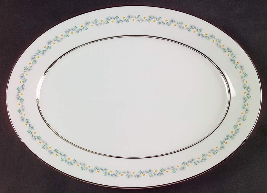 Holyoke 13" Oval Serving Platter by Oxford (Div of Lenox)-1
