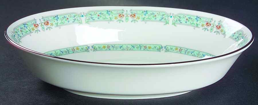 Lady Love 8" Oval Vegetable Bowl by Oxford (Div of Lenox)-1
