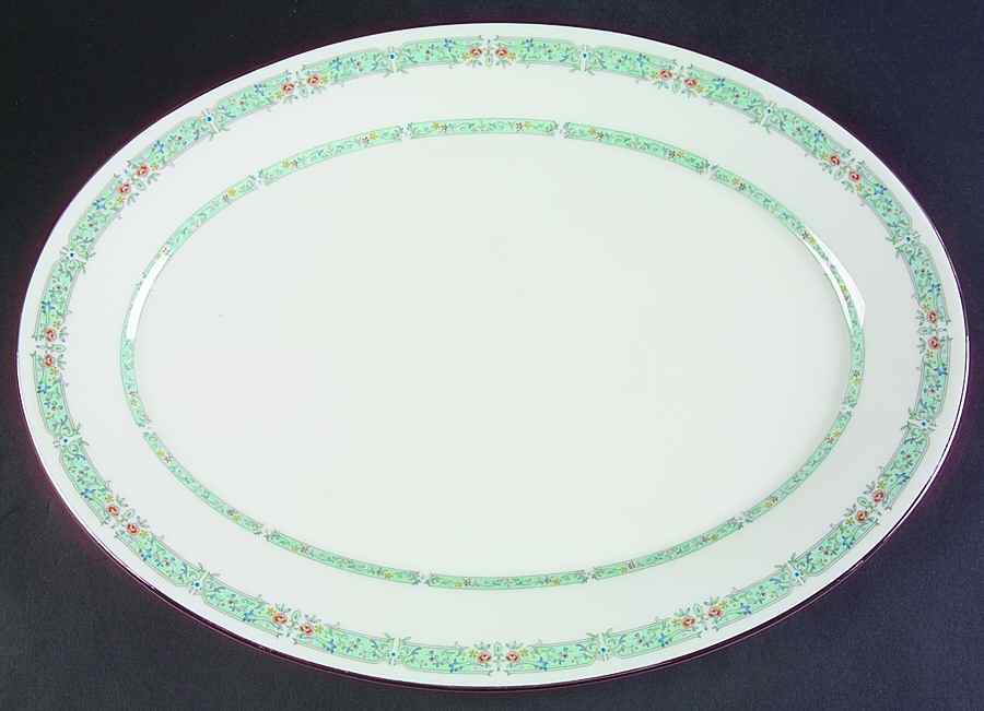 Lady Love 16" Oval Serving Platter by Oxford (Div of Lenox)-1