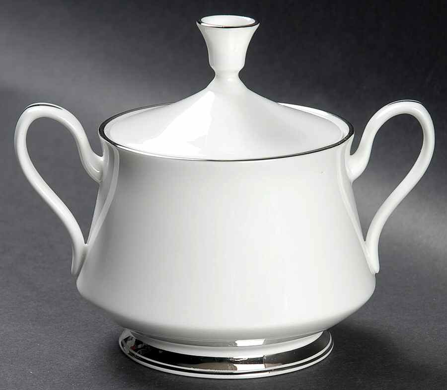 Lexington Sugar Bowl & Lid by Oxford (Div of Lenox)-1