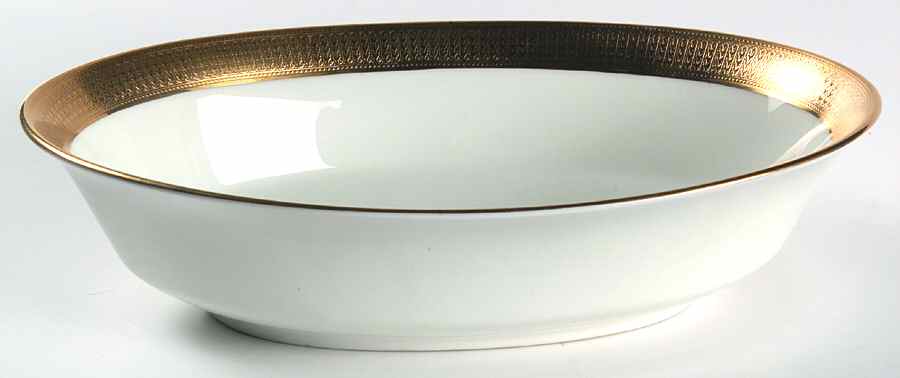 Maldon 10" Oval Vegetable Bowl by Oxford (Div of Lenox)-1