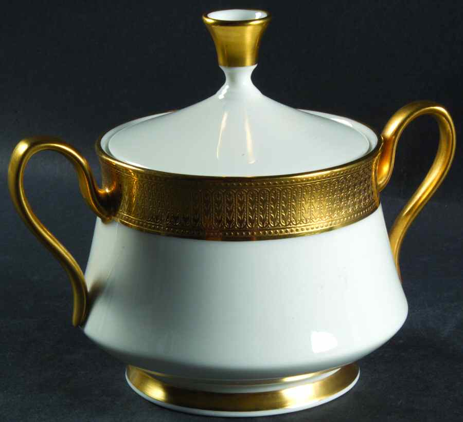 Maldon Sugar Bowl & Lid by Oxford (Div of Lenox)-1
