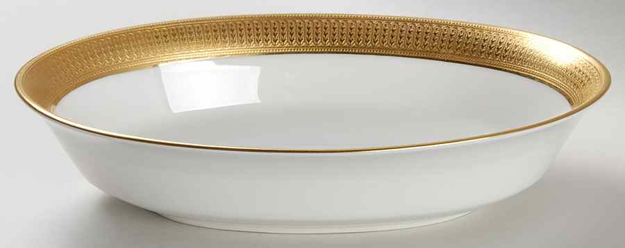Maldon 8" Oval Vegetable Bowl by Oxford (Div of Lenox)-1