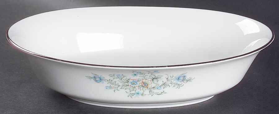 May Morn 10" Oval Vegetable Bowl by Oxford (Div of Lenox)-1