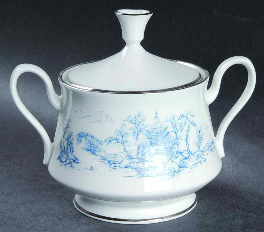 Mandarin Sugar Bowl & Lid by Oxford (Div of Lenox)-1