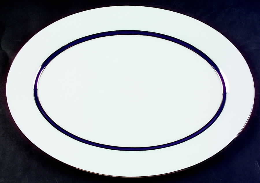 Marquesa 16" Oval Serving Platter by Oxford (Div of Lenox)-1