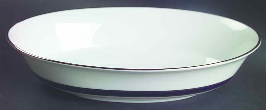 Marquesa 8" Oval Vegetable Bowl by Oxford (Div of Lenox)-1