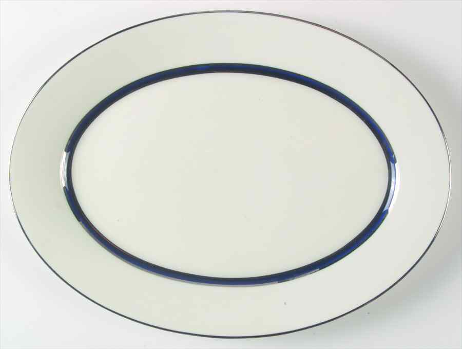 Marquesa 13" Oval Serving Platter by Oxford (Div of Lenox)-1