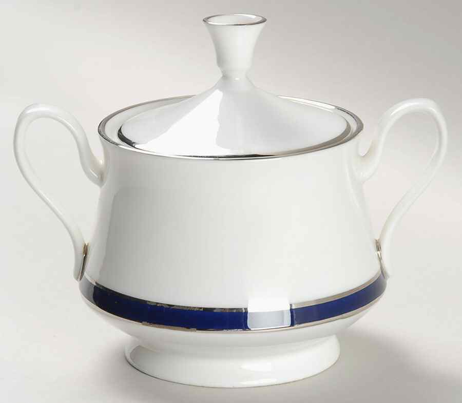 Marquesa Sugar Bowl & Lid by Oxford (Div of Lenox)-1