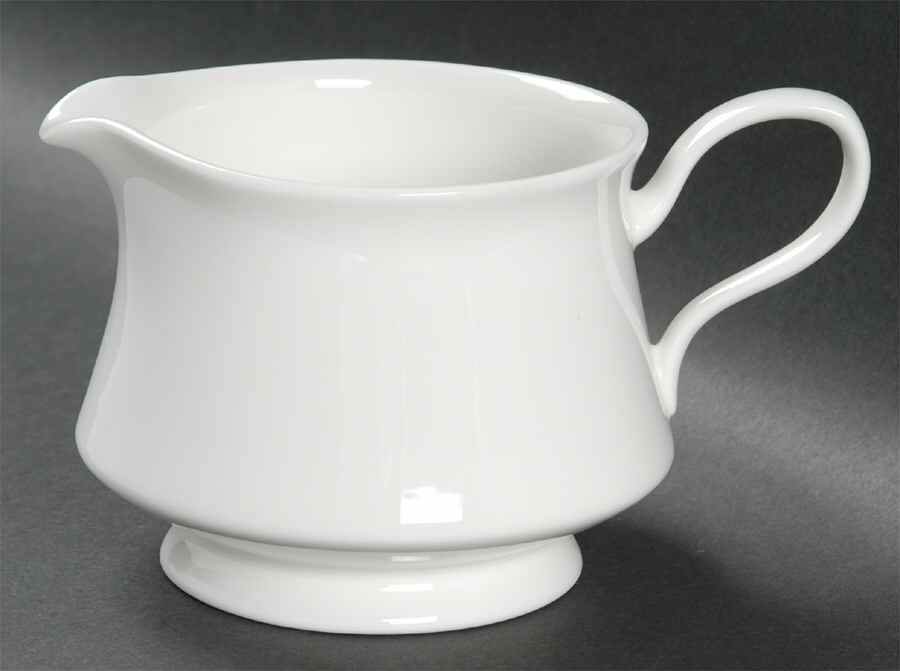 Mayfair White Creamer by Oxford (Div of Lenox)-1