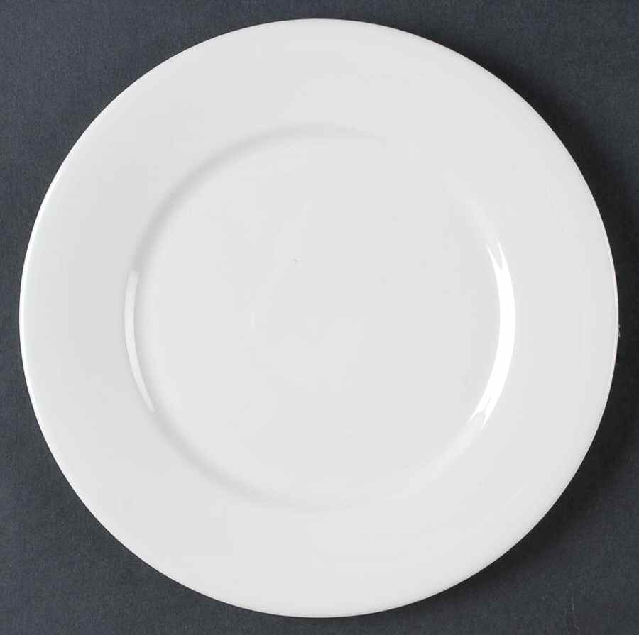 Mayfair White Salad Plate by Oxford (Div of Lenox)-1