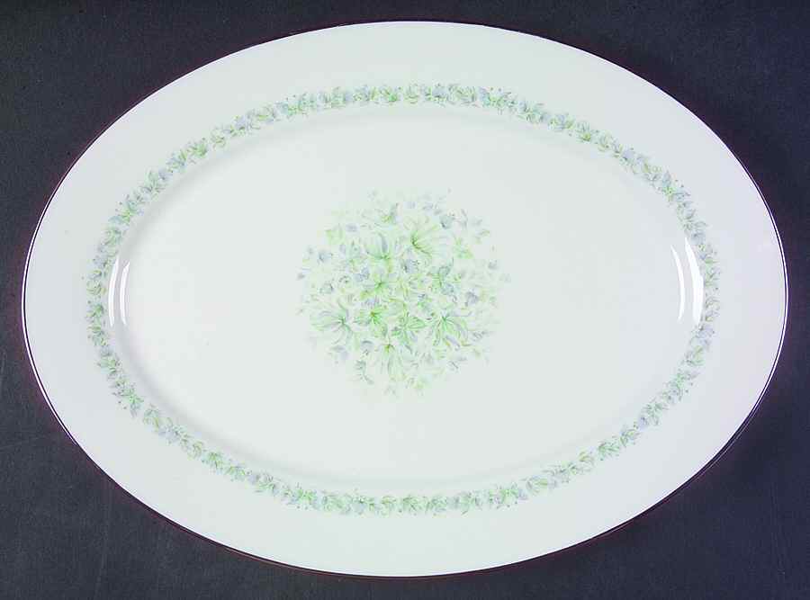 Meadowlark 13" Oval Serving Platter by Oxford (Div of Lenox)-1