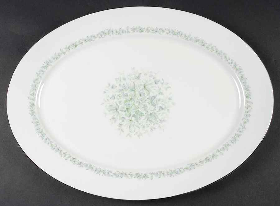 Meadowlark 17" Oval Serving Platter by Oxford (Div of Lenox)-1