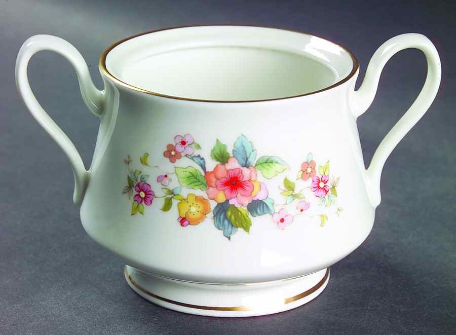 Ming Blossom Sugar Bowl No Lid by Oxford (Div of Lenox)-1