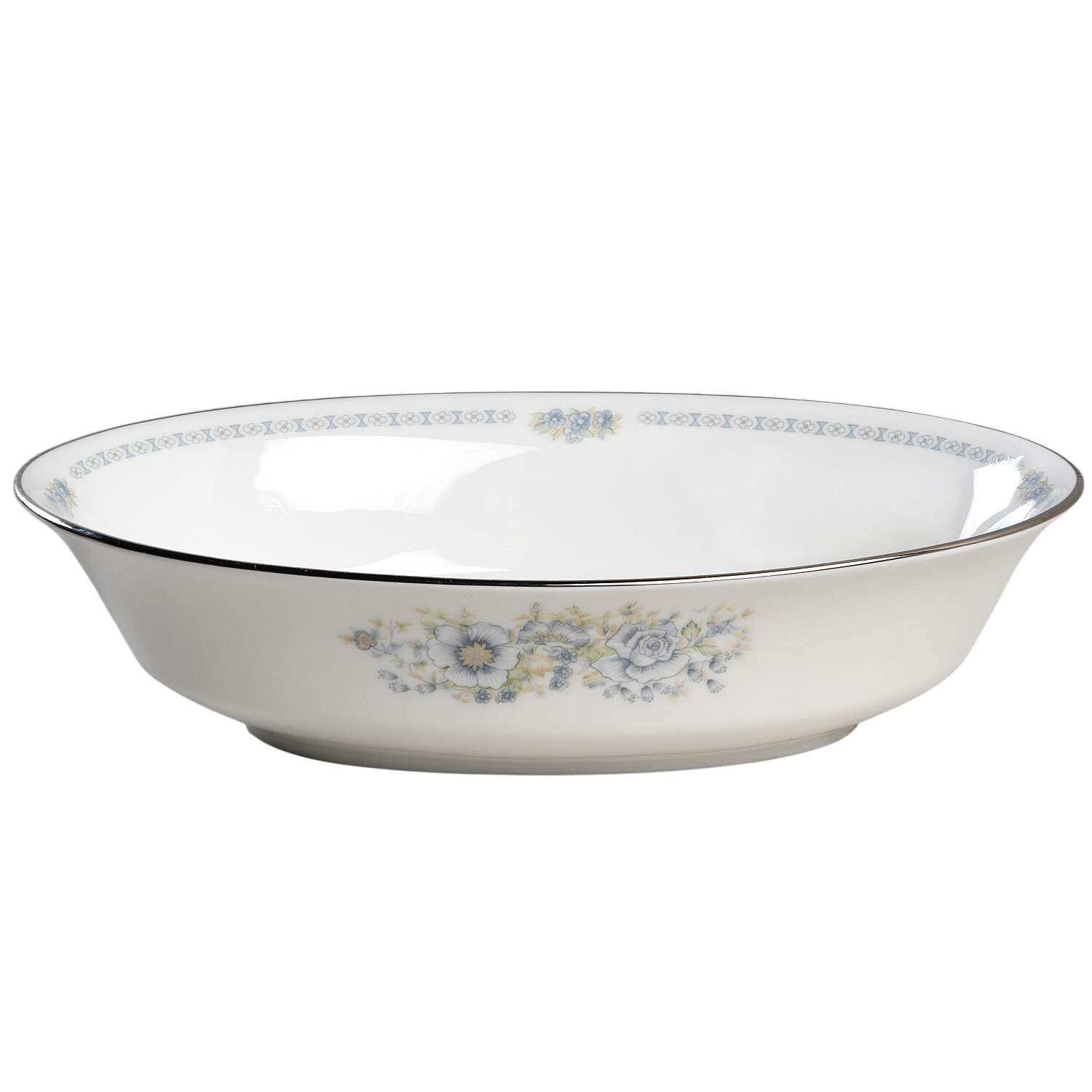 Midsummer 10" Oval Vegetable Bowl by Oxford (Div of Lenox)-1