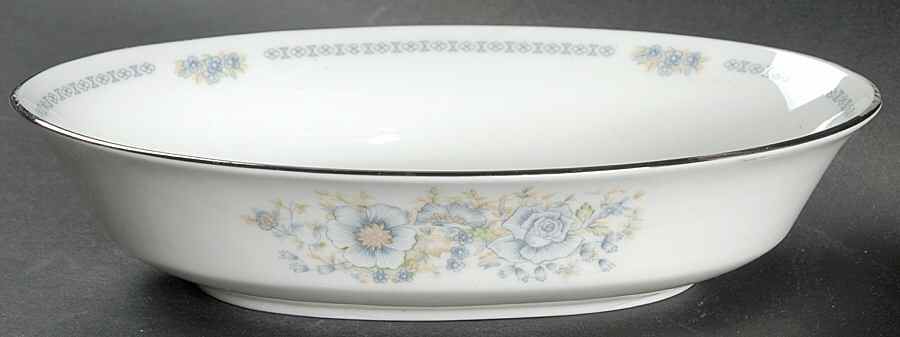 Midsummer 8" Oval Vegetable Bowl by Oxford (Div of Lenox)-1