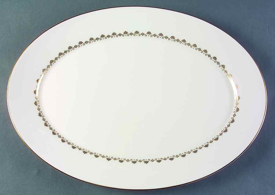 Milburne 16" Oval Serving Platter by Oxford (Div of Lenox)-1