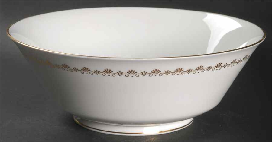Milburne 9" Round Vegetable Bowl by Oxford (Div of Lenox)-1
