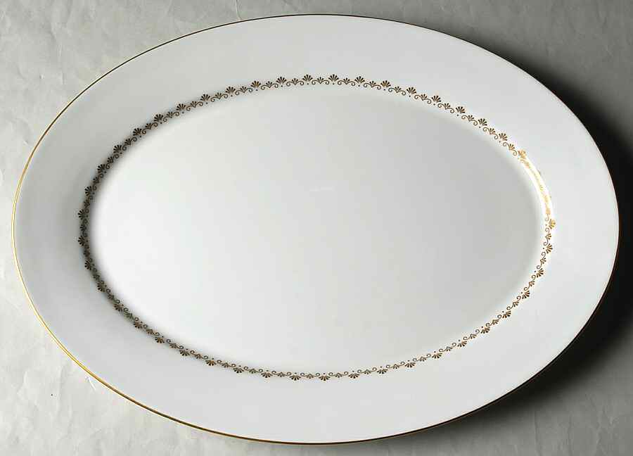 Milburne 17" Oval Serving Platter by Oxford (Div of Lenox)-1