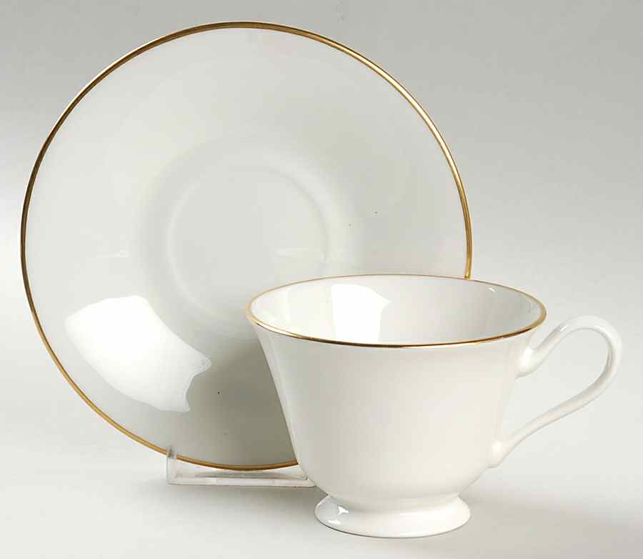 O1 Footed Cup & Saucer Set by Oxford (Div of Lenox)-1