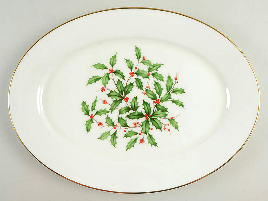 O2 13" Oval Serving Platter by Oxford (Div of Lenox)-1