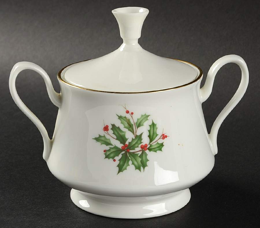 O2 Sugar Bowl & Lid by Oxford (Div of Lenox)-1