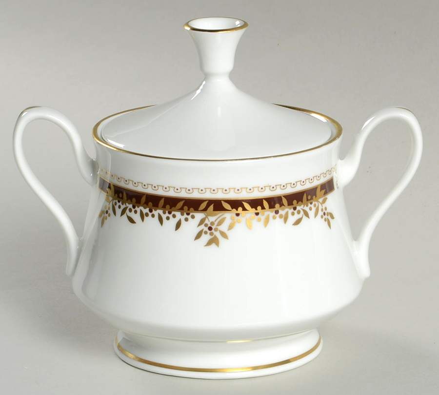 Palace Court Sugar Bowl & Lid by Oxford (Div of Lenox)-1