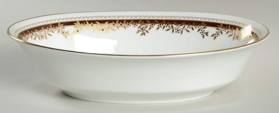 Palace Court 10" Oval Vegetable Bowl by Oxford (Div of Lenox)-1