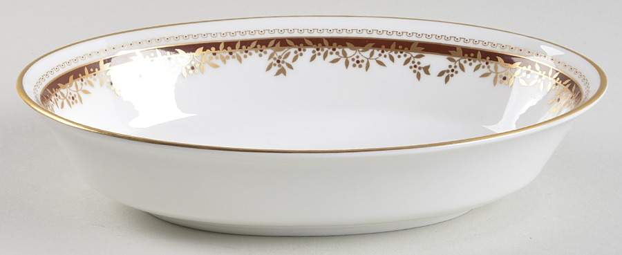 Palace Court 8" Oval Vegetable Bowl by Oxford (Div of Lenox)-1