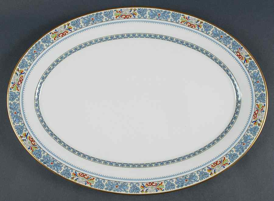 Palisades 16" Oval Serving Platter by Oxford (Div of Lenox)-1