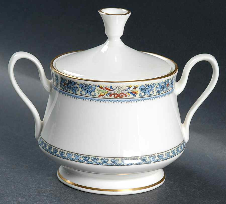 Palisades Sugar Bowl & Lid by Oxford (Div of Lenox)-1