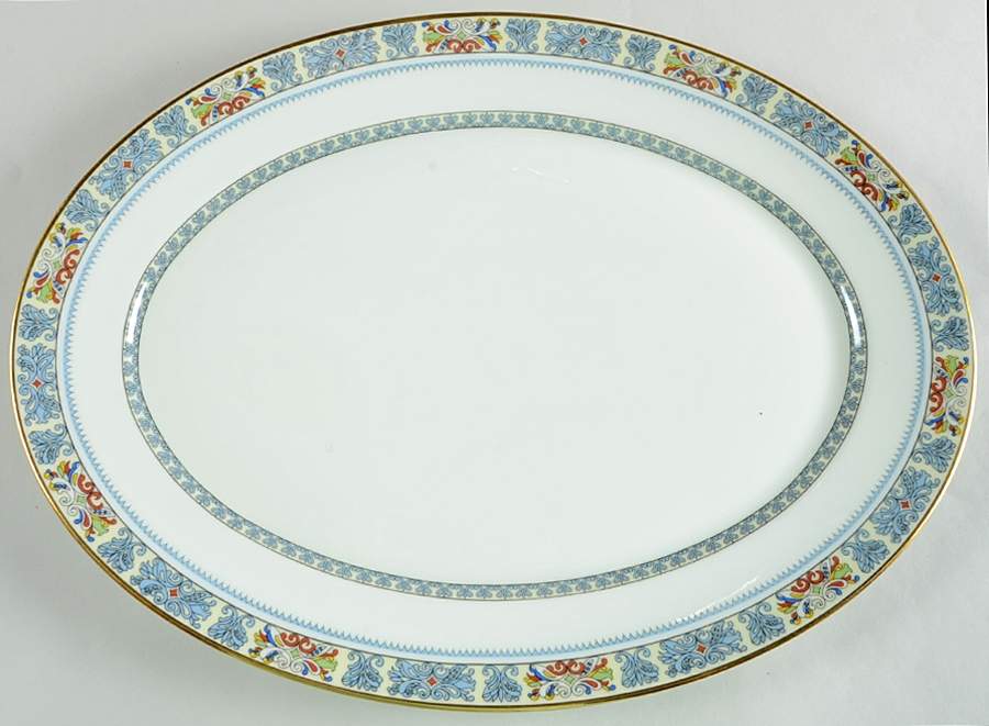 Palisades 17" Oval Serving Platter by Oxford (Div of Lenox)-1