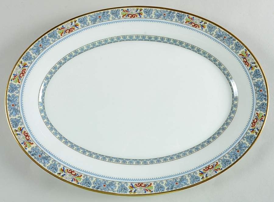 Palisades 13" Oval Serving Platter by Oxford (Div of Lenox)-1