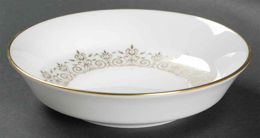 Petit Point Fruit/Dessert (Sauce) Bowl by Oxford (Div of Lenox)-1