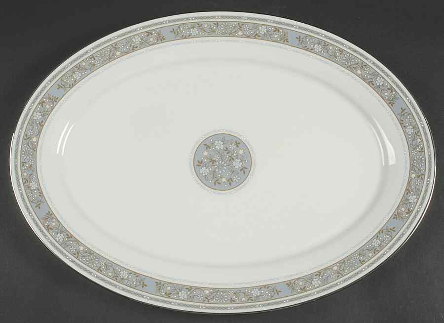 Rendezvous 16" Oval Serving Platter by Oxford (Div of Lenox)-1