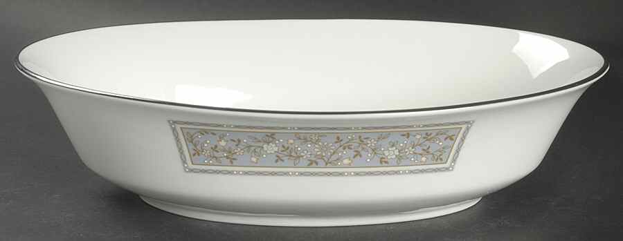 Rendezvous 10" Oval Vegetable Bowl by Oxford (Div of Lenox)-1