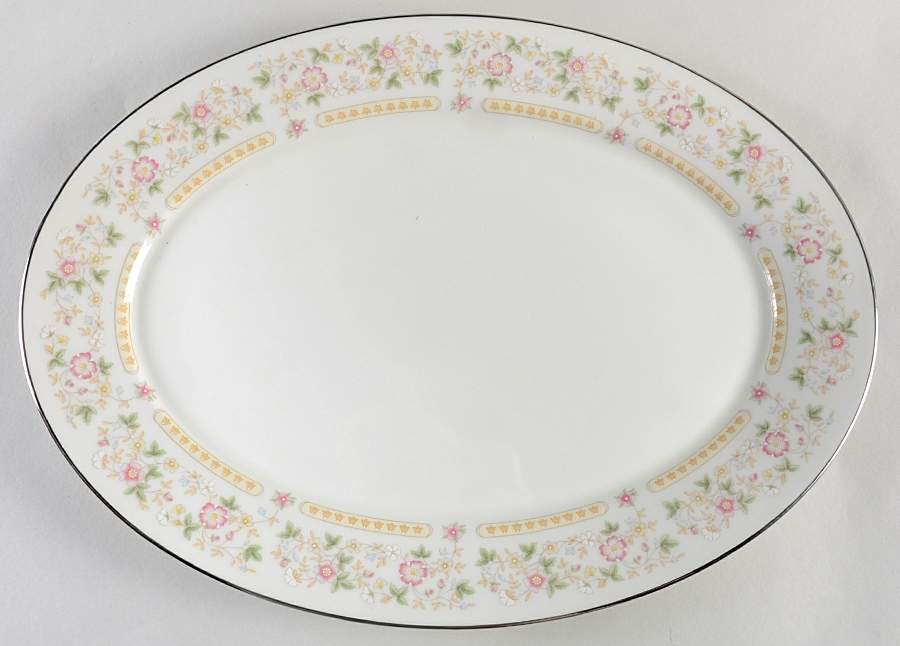 Rosemont 16" Oval Serving Platter by Oxford (Div of Lenox)-1