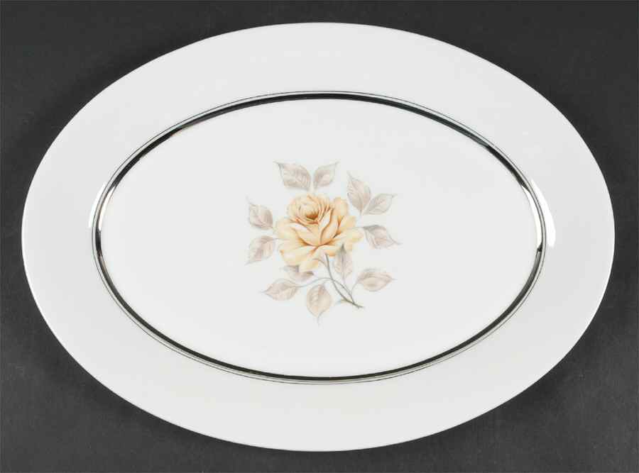 Sharon 13" Oval Serving Platter by Oxford (Div of Lenox)-1