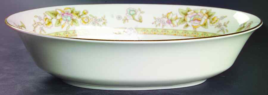Song Birds 10" Oval Vegetable Bowl by Oxford (Div of Lenox)-1