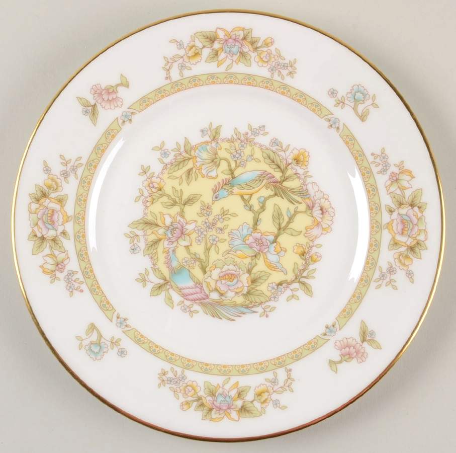 Song Birds Salad Plate by Oxford (Div of Lenox)-1